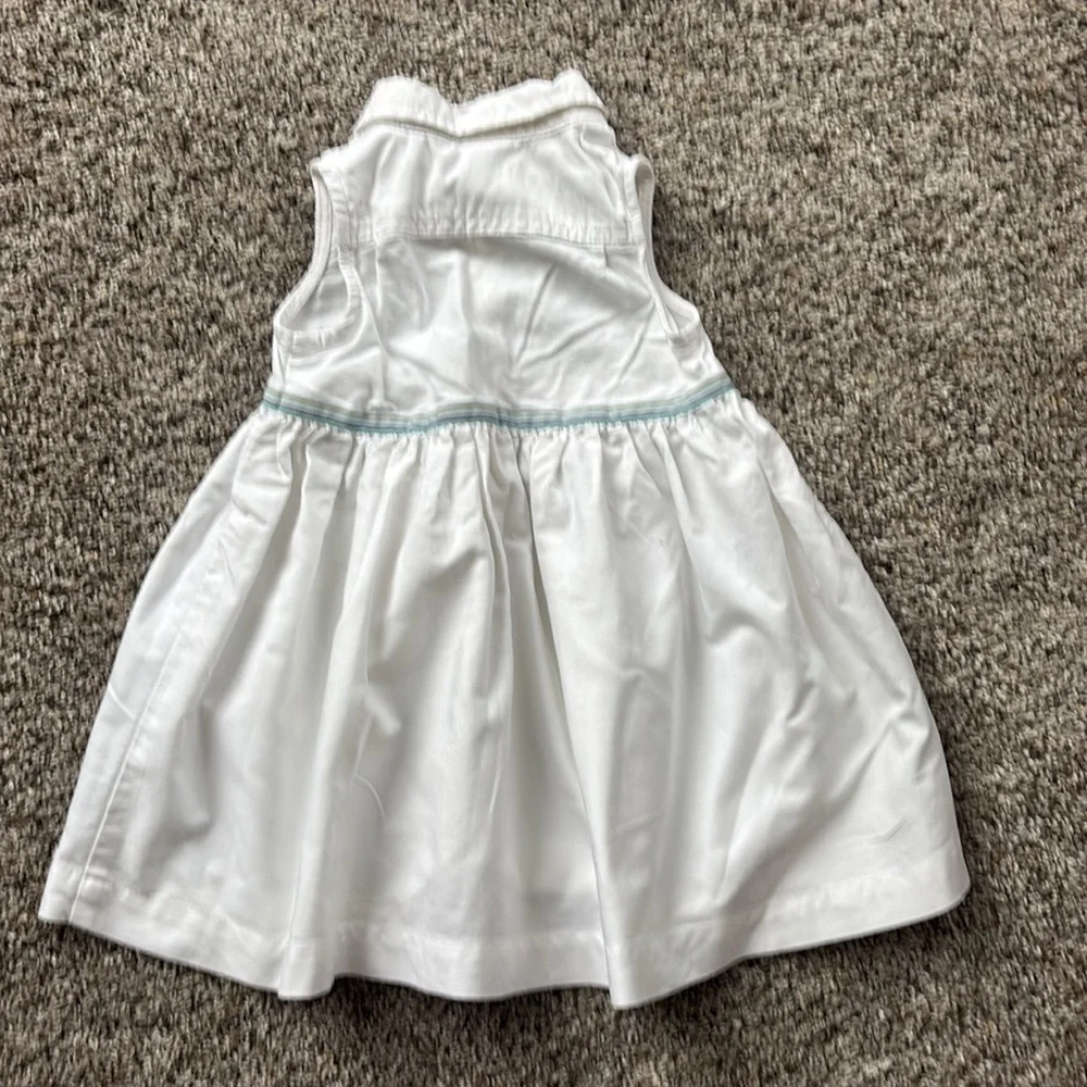 Vintage Baby GAP White and Pink Gingham Sleeveless sundresses